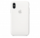  iPhone XS Silicone Case White